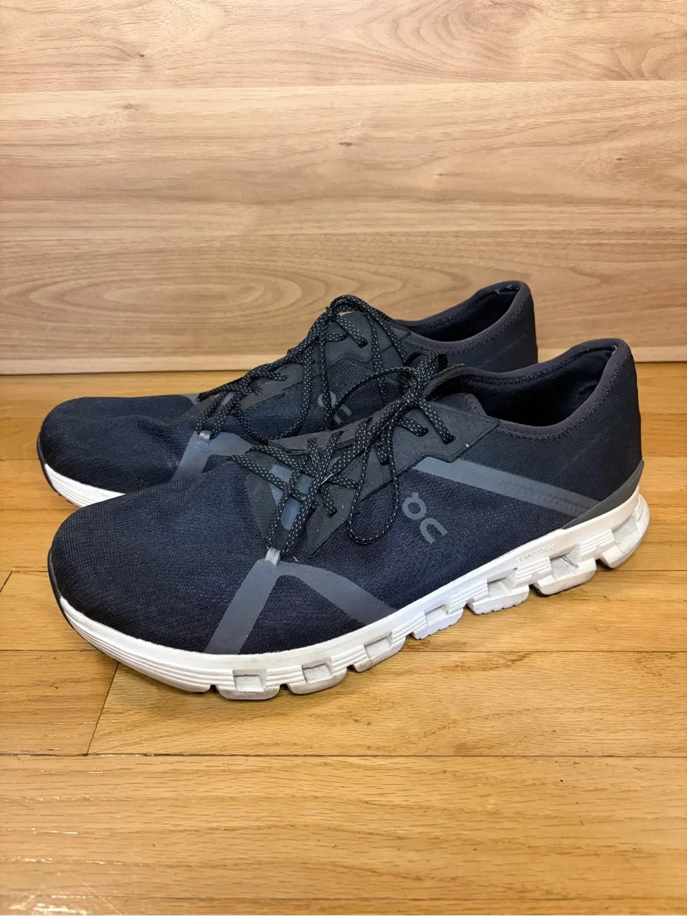 On Running Cloud X 4 AD Men's Sneakers in Black / Asphalt - Size 13
